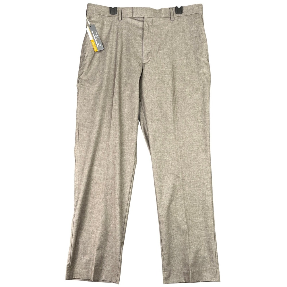 Savane Tailored Straight Fit Pants Mens 36x30 Business Casual‎ Professional New